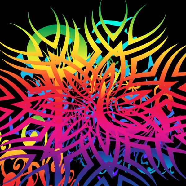 Abstract jungle Print